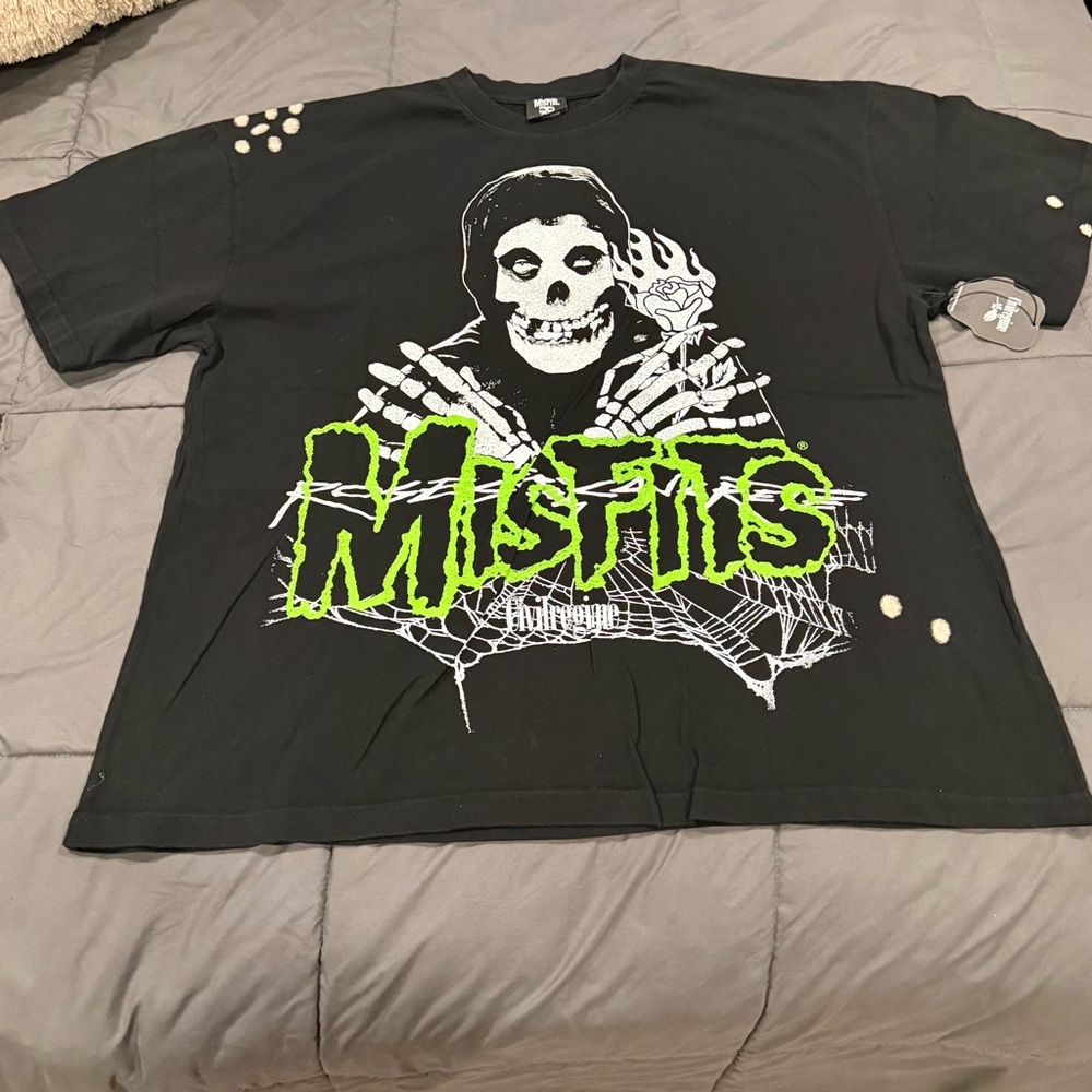 Black Misfits Graphic T-Shirt